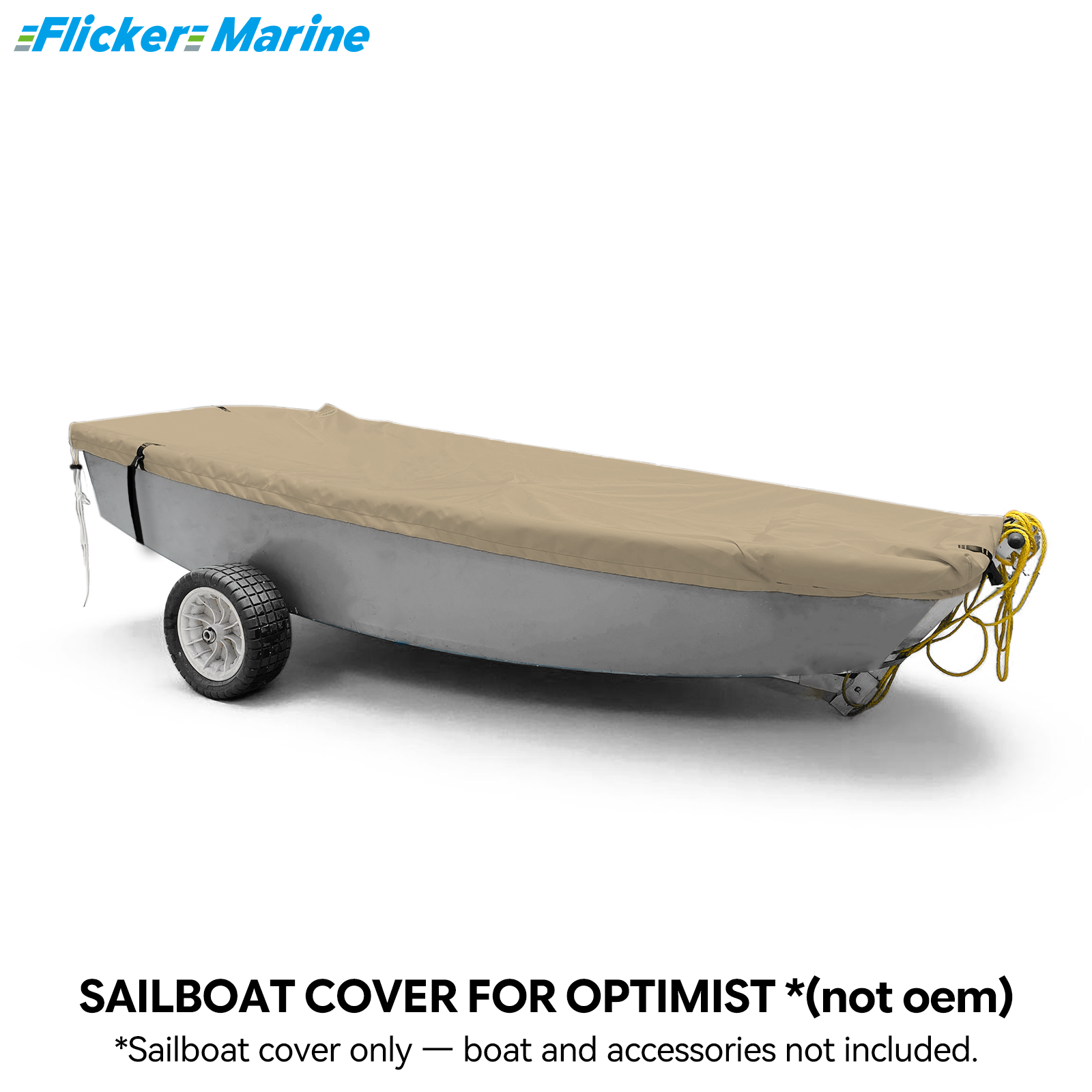 Sailboat Cover for Optimist – Custom Fit Dinghy Cover for Storage, Docking & Trailering