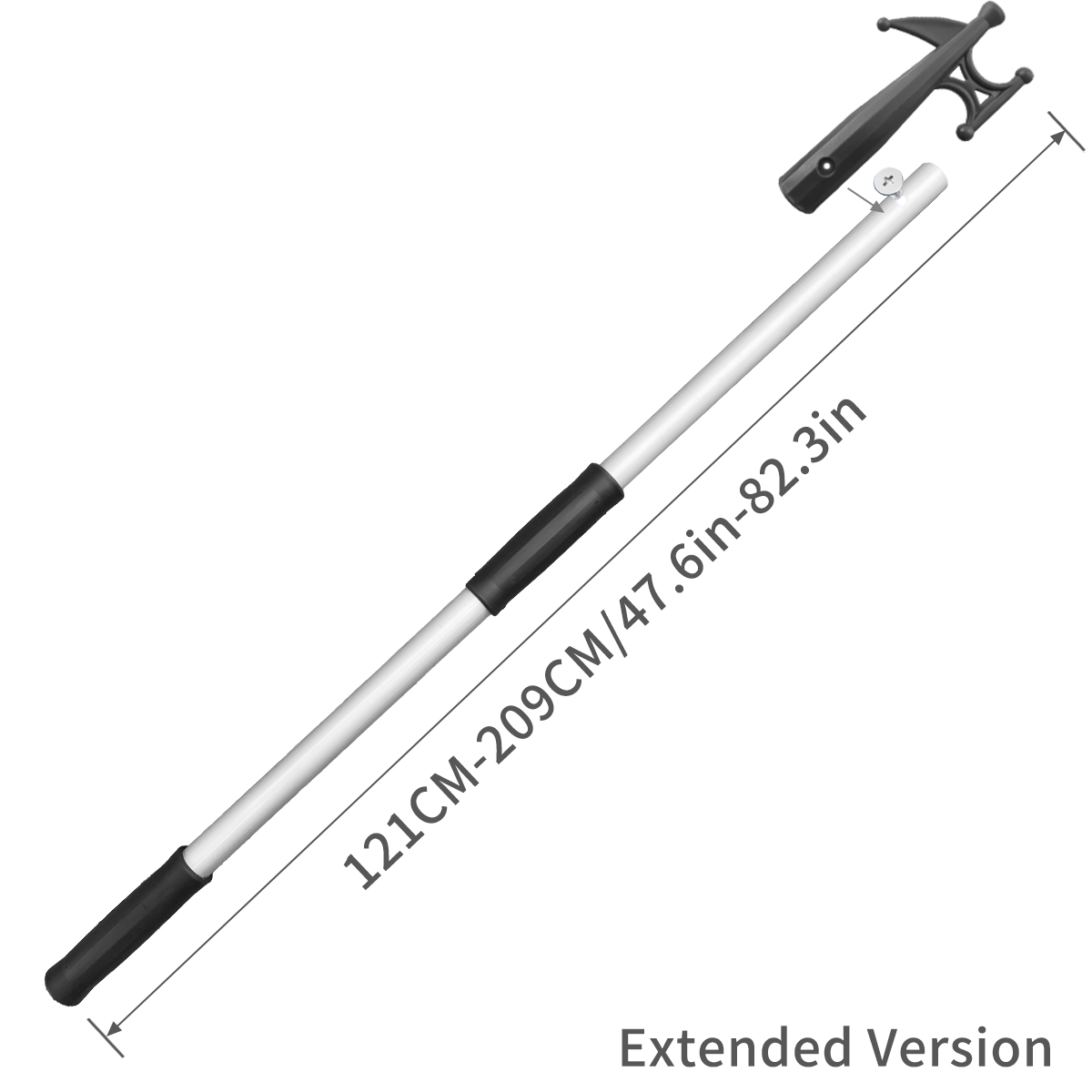 Polypropylene Double Hook Boat Hook - 25mm/1inch, Kayak Inflatable Boat Lifeboat Towing Boat Hook
