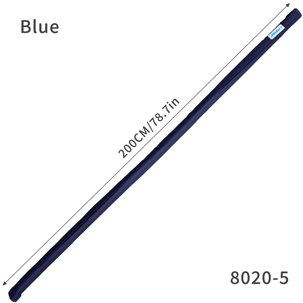  Flicker Sailboat Fence Handrail Covers, Polyester Composite Oxford Fabric, High Color Fastness, Sunlight Resistant, Wear-Resistant with PVC Pipe Inside for Universal Fit