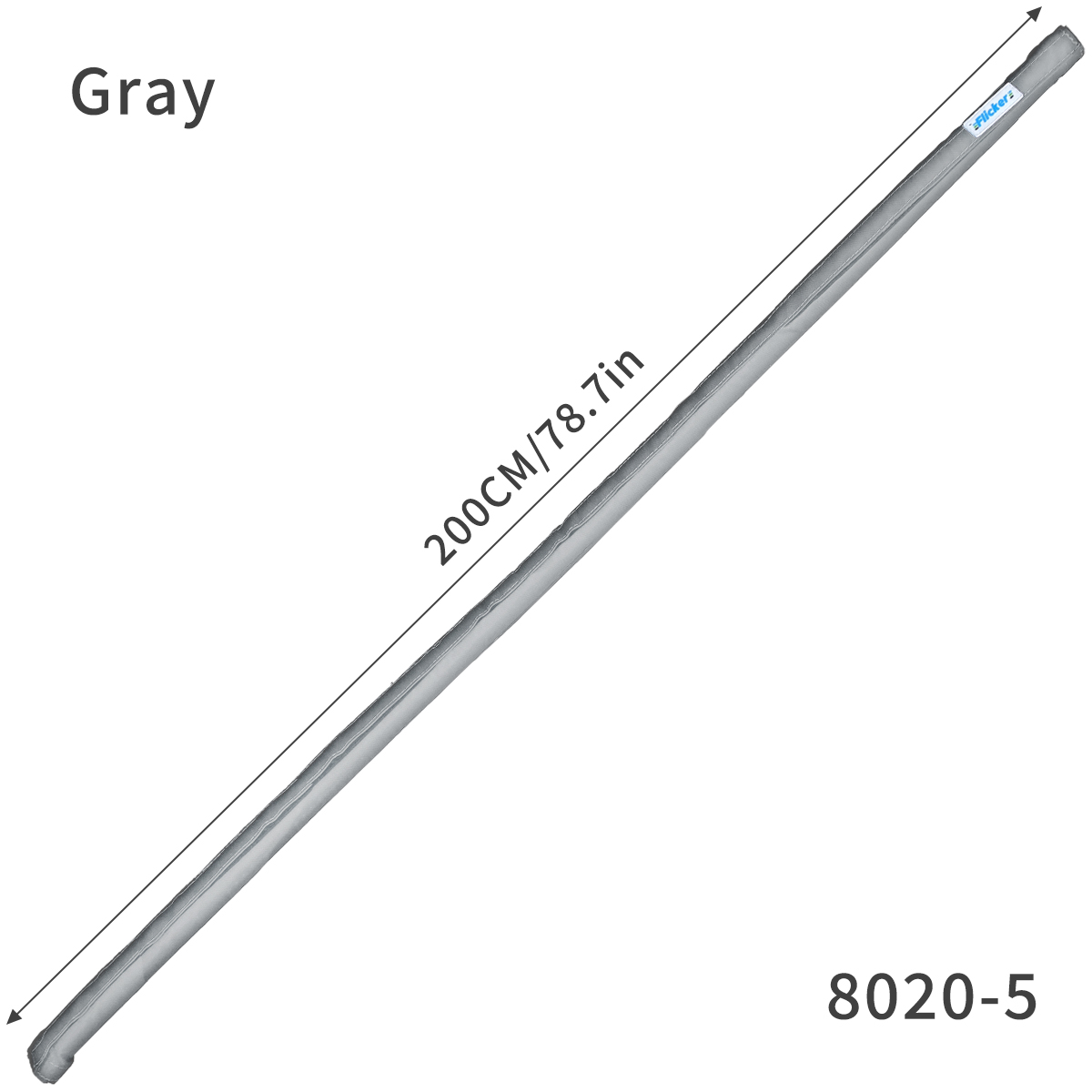  Flicker Sailboat Fence Handrail Covers, Polyester Composite Oxford Fabric, High Color Fastness, Sunlight Resistant, Wear-Resistant with PVC Pipe Inside for Universal Fit