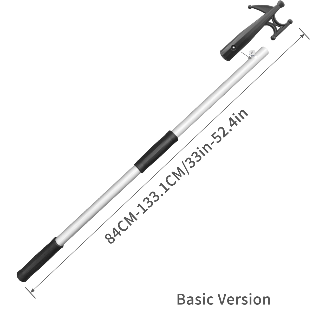 Polypropylene Double Hook Boat Hook - 25mm/1inch, Kayak Inflatable Boat Lifeboat Towing Boat Hook