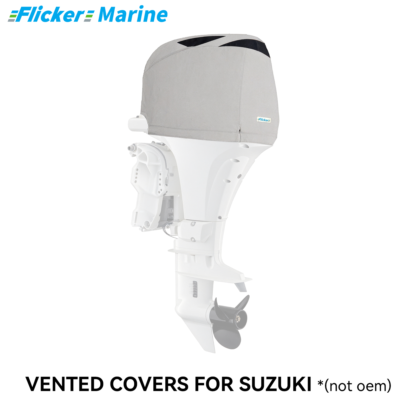 Grey Vented Covers for SUZUKI