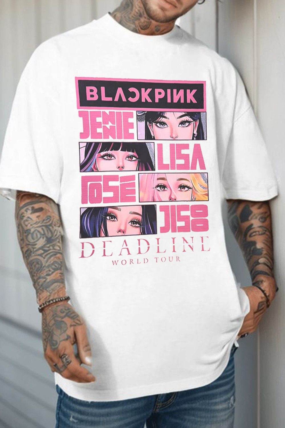 BLACKPINK tour 2025 men shirt