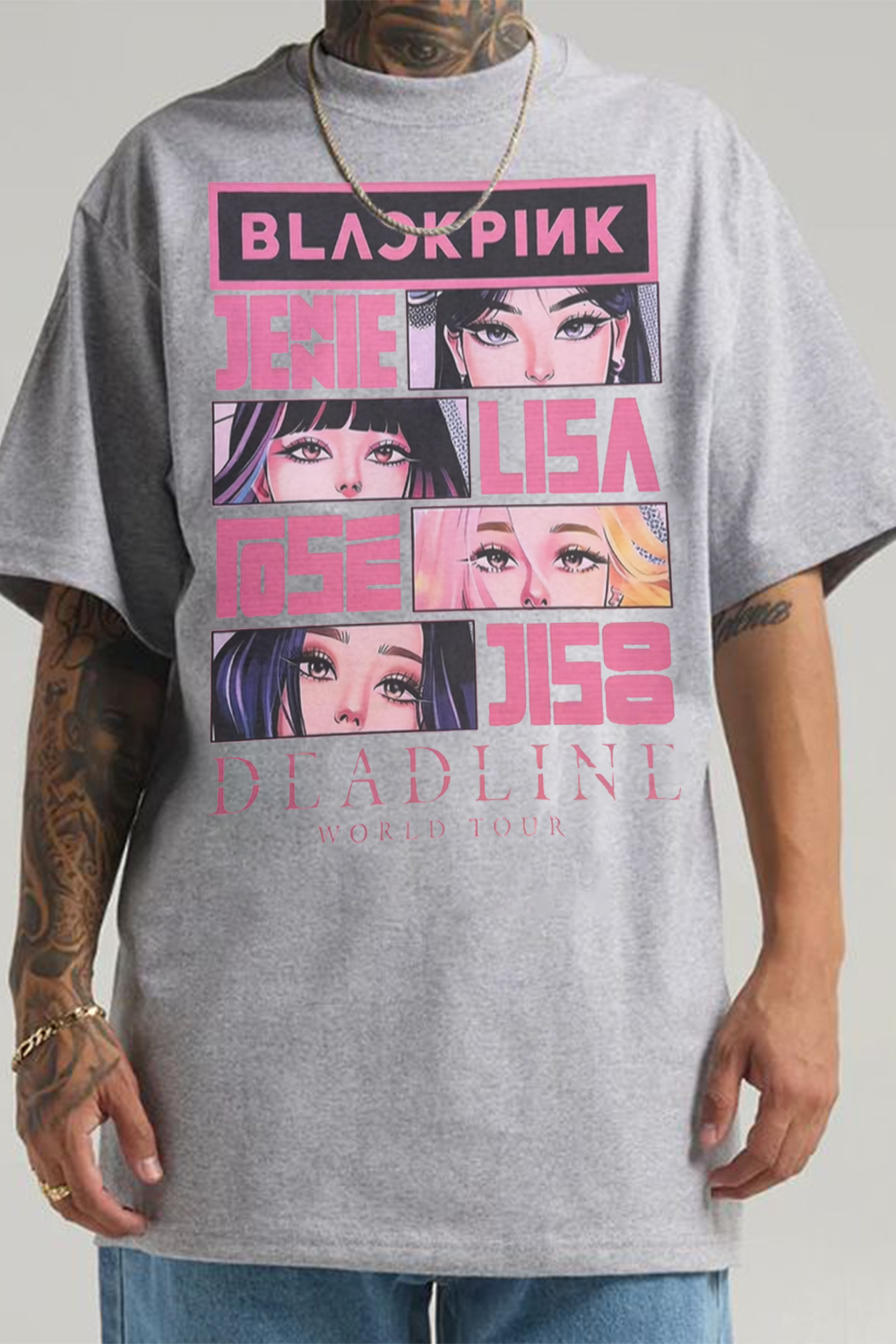 BLACKPINK tour 2025 men shirt