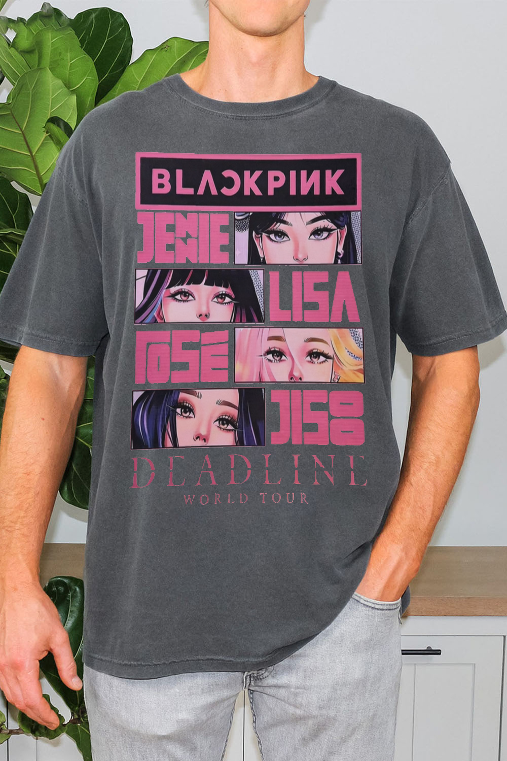 BLACKPINK tour 2025 men shirt