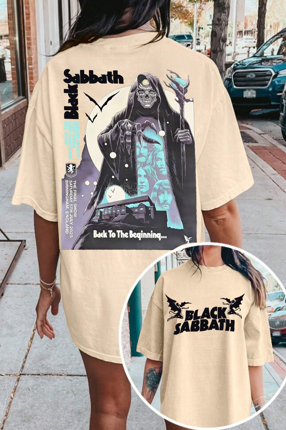 Black sabbath women tee