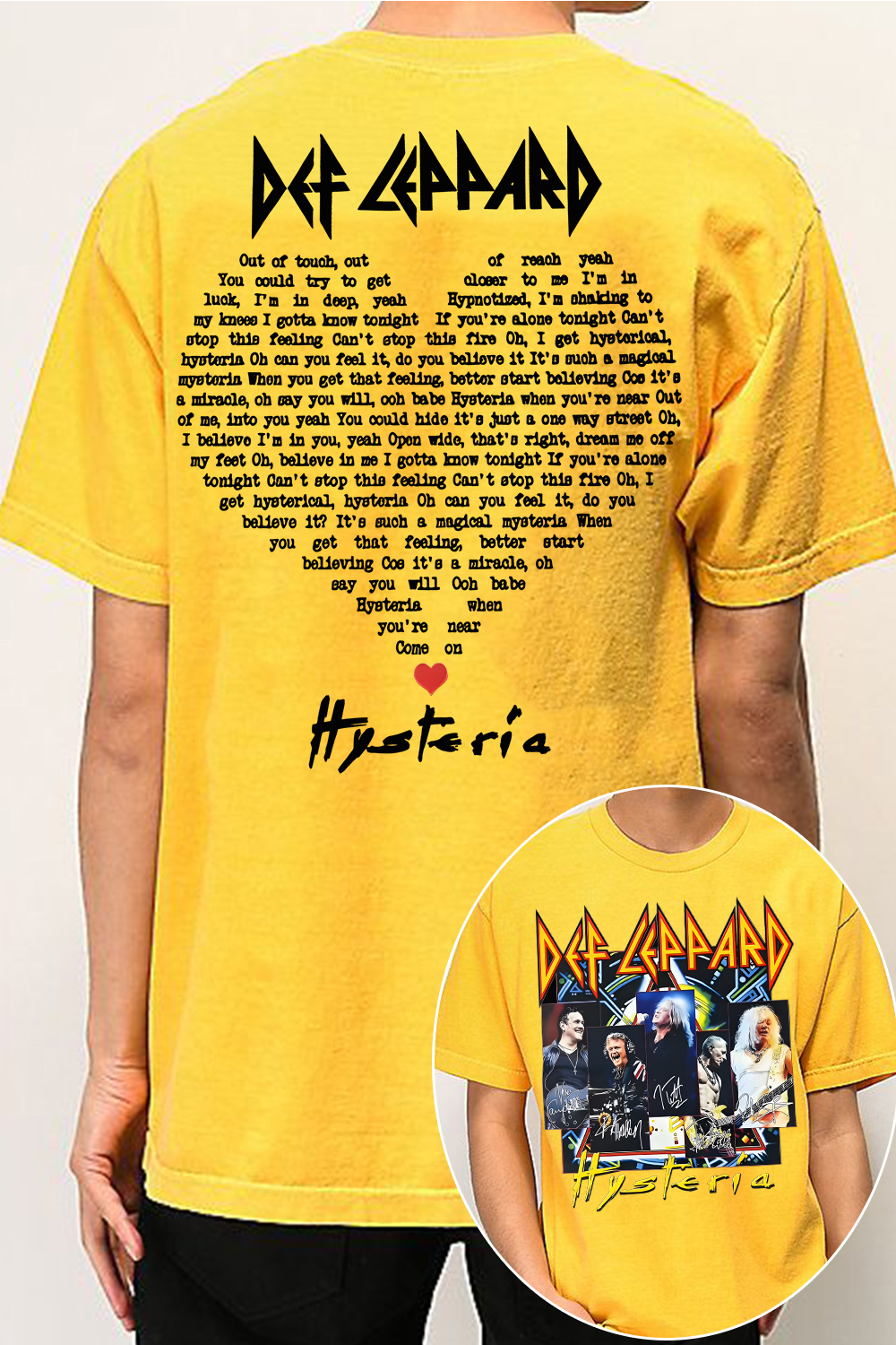 Defleppard rockband T-shirt