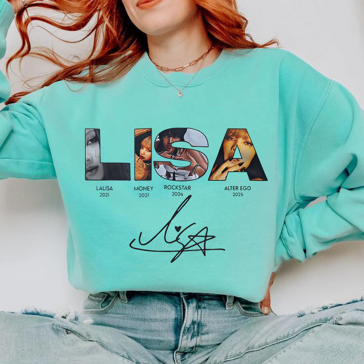 Lisa Blackpink Alterego Album Sweatshirt For Women