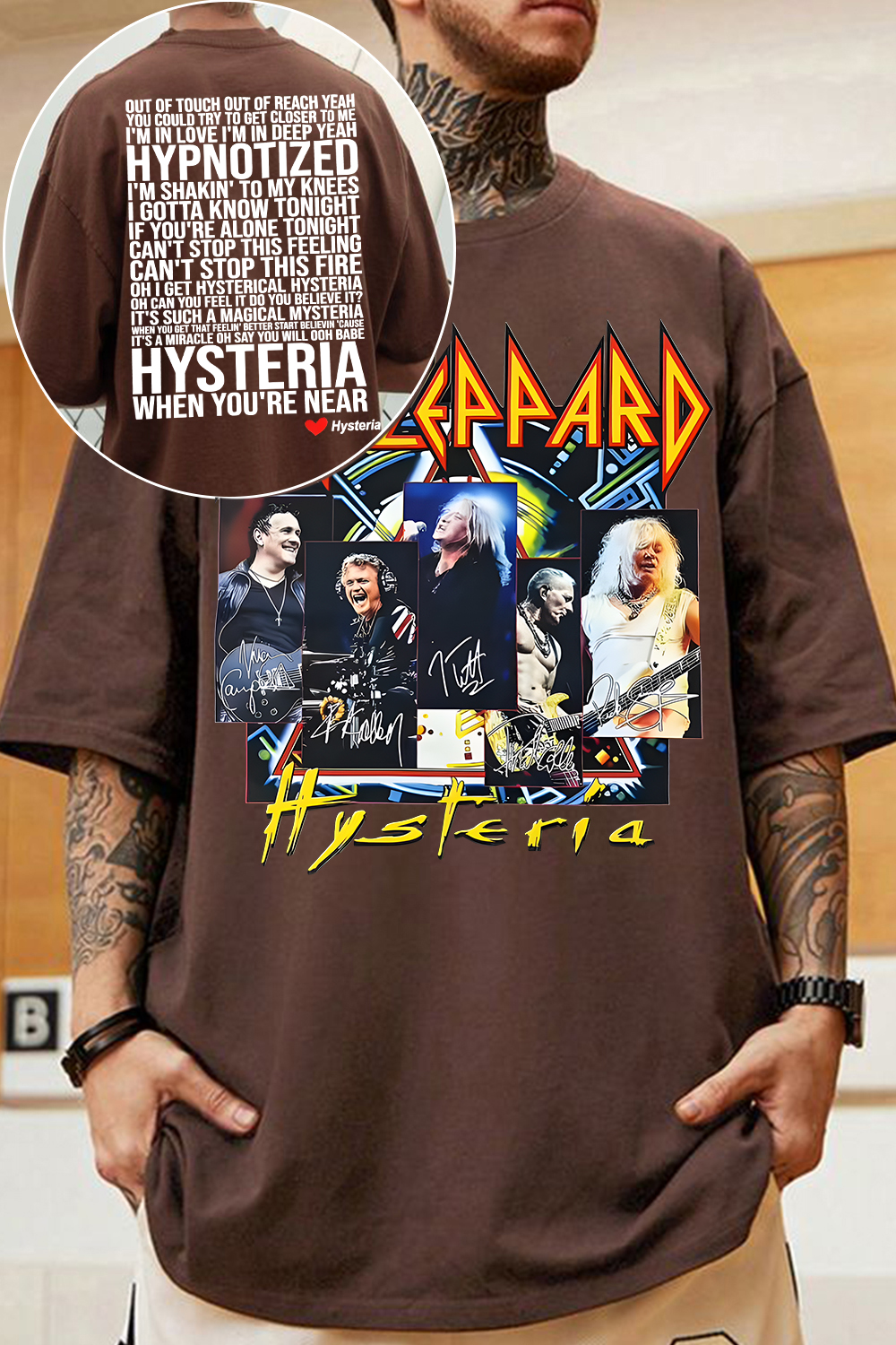 Defleppard rockband shirt