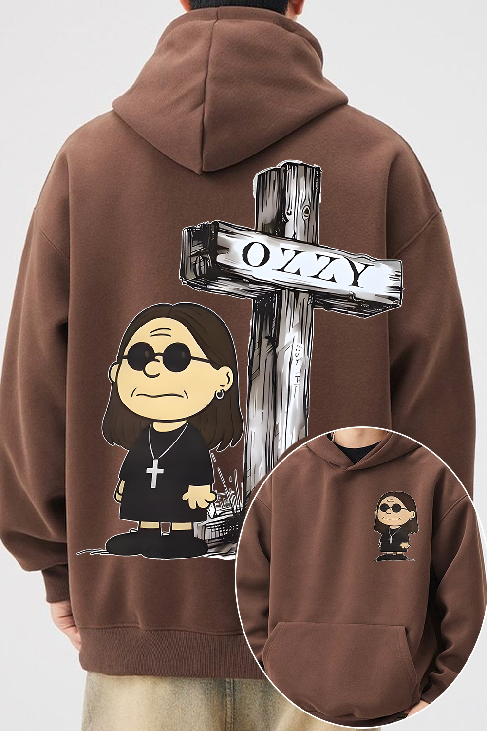 Ozzy and Charlie Brown Hoodie