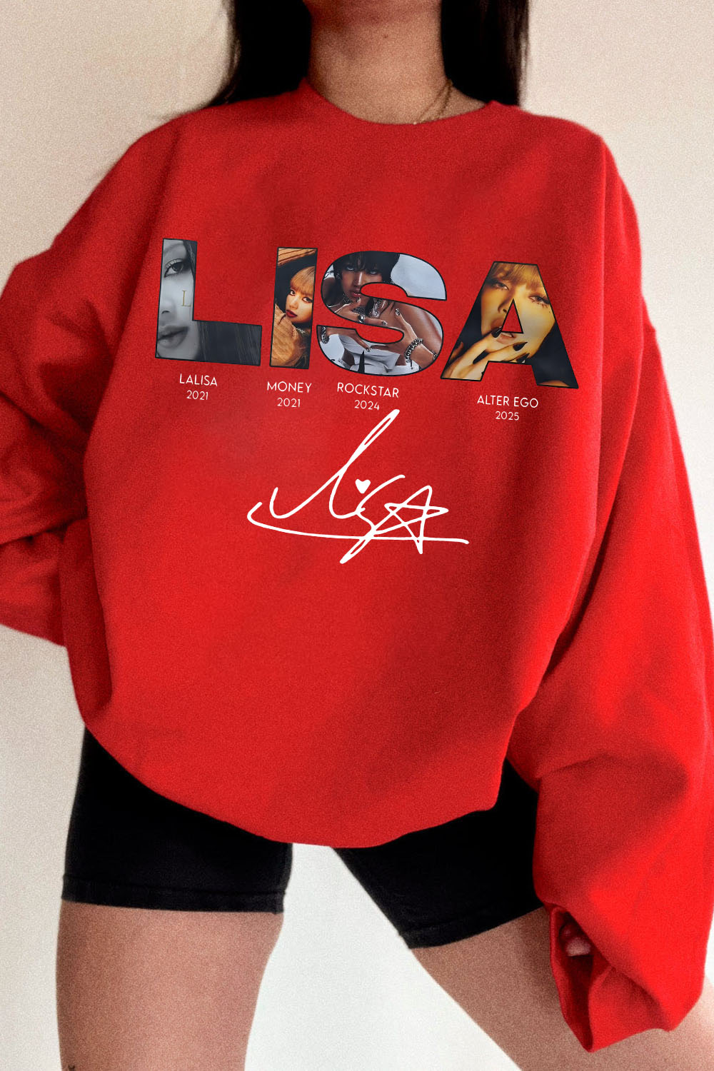 Lisa Blackpink Alterego Album Sweatshirt For Women
