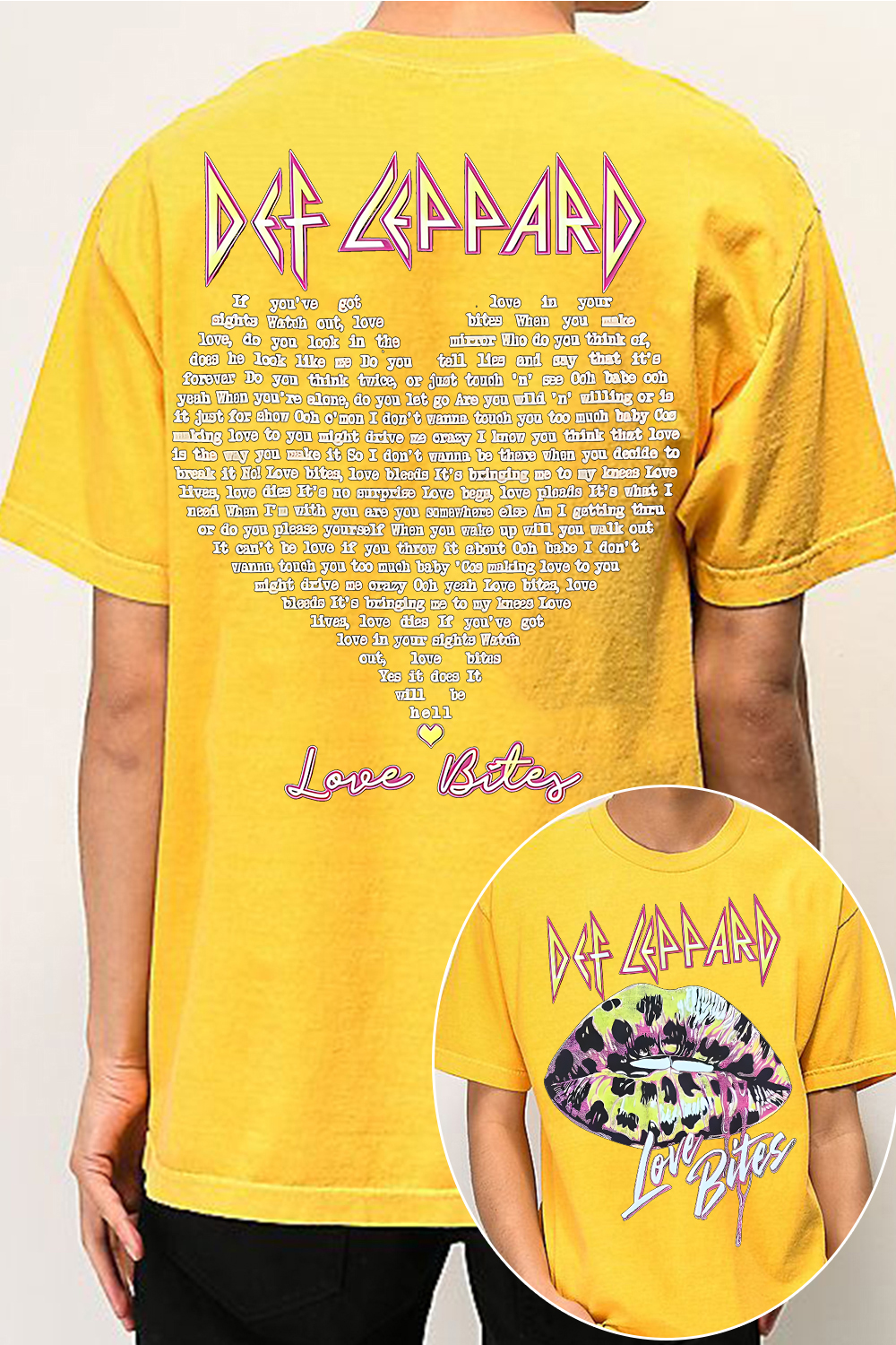 🩷 defleppard shirt