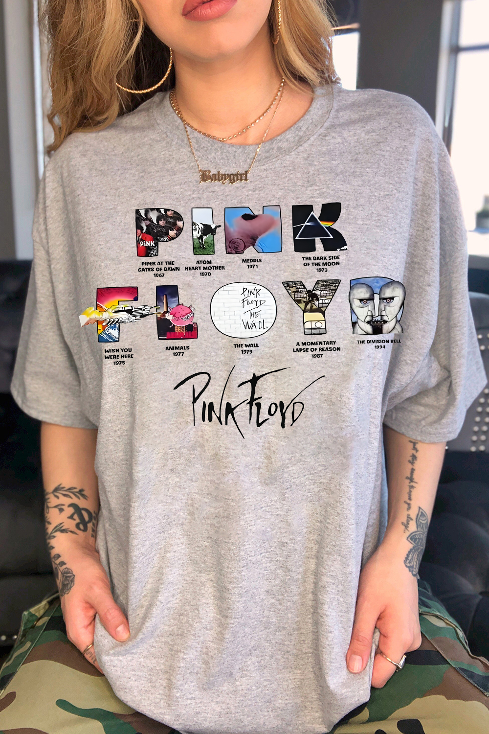 Pink Floyd Men's Short-sleeved Women's T-shirt