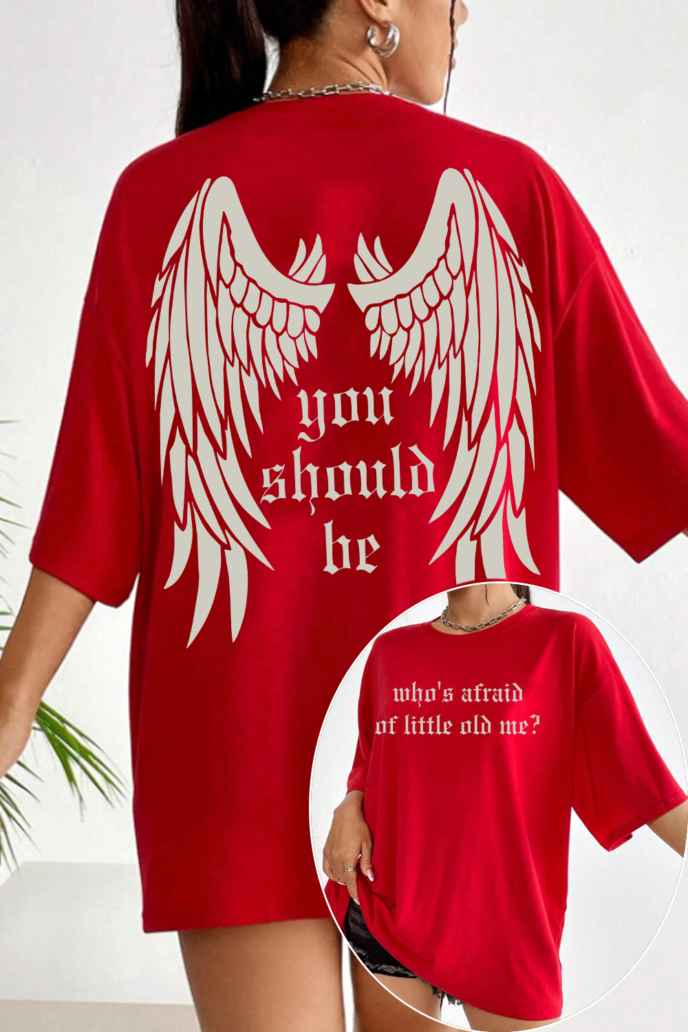 Who's Afraid Of Little Old Me You Should Be Swiftie Tortured Poets Tee For Women