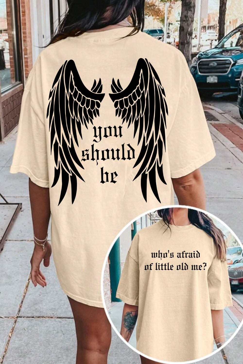 Who's Afraid Of Little Old Me You Should Be Swiftie Tortured Poets Tee For Women