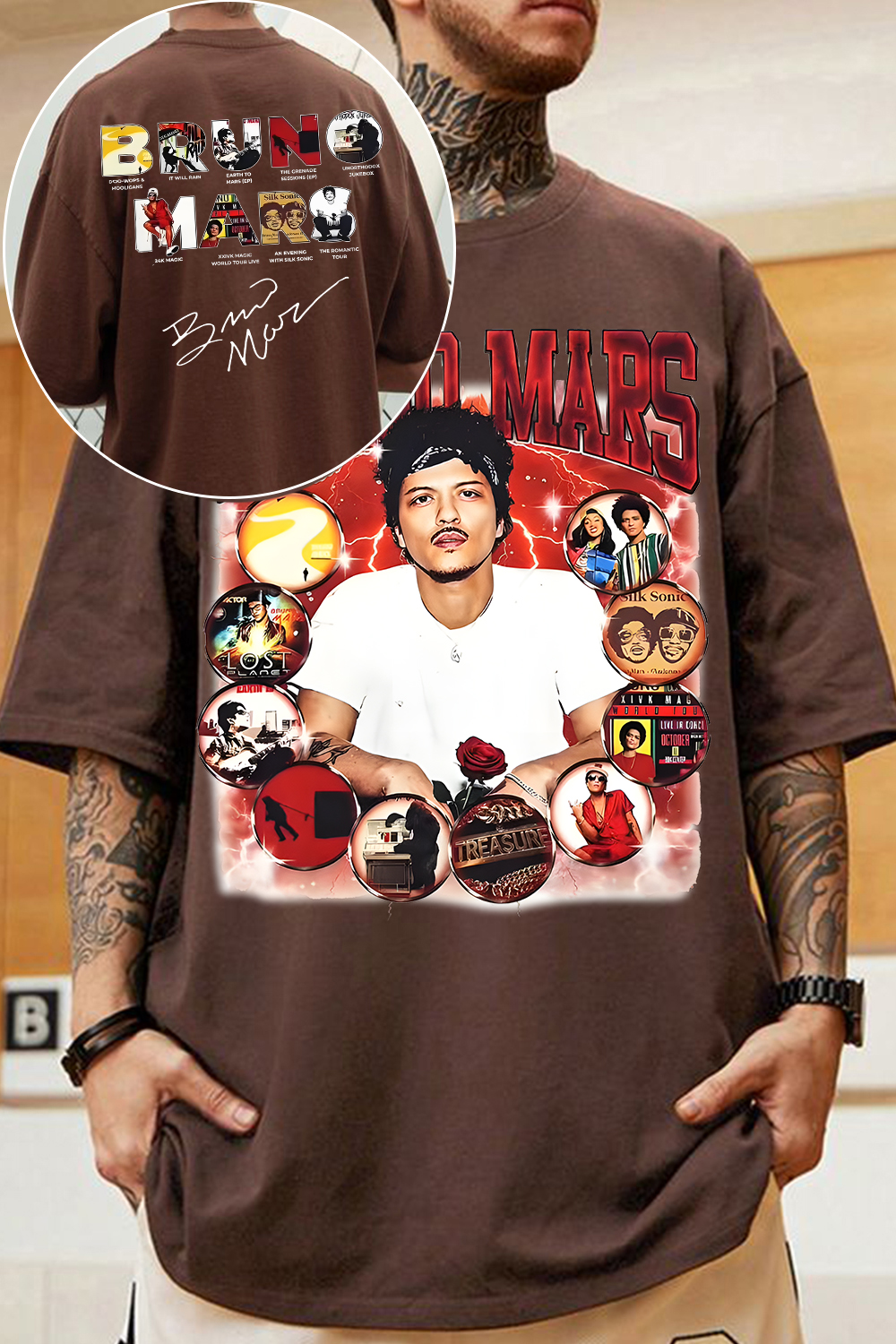 Bruno Mars Music Tee