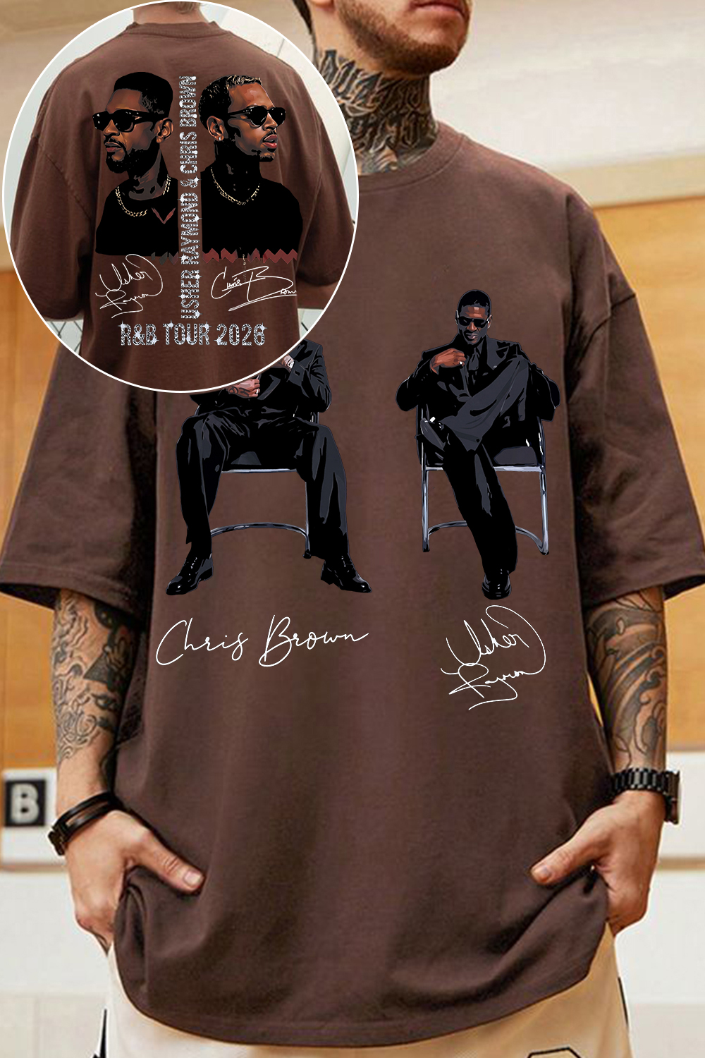 CB & Usher Concert Tee