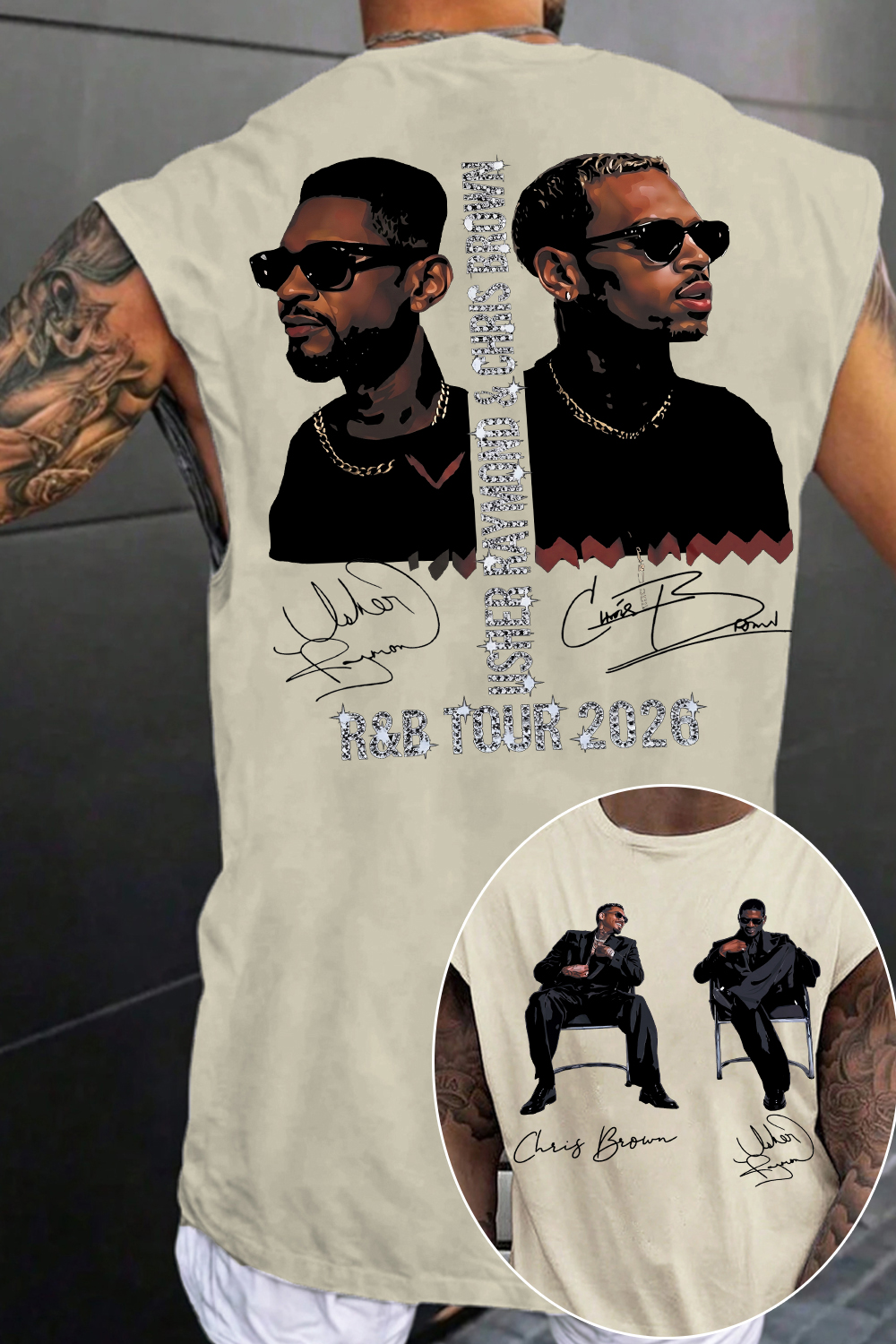 CB & Usher Concert Tank