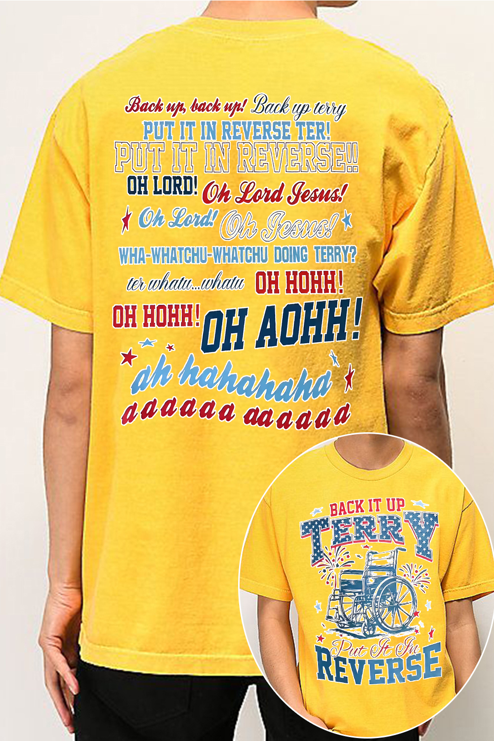 backitup 2-sided t-shirt