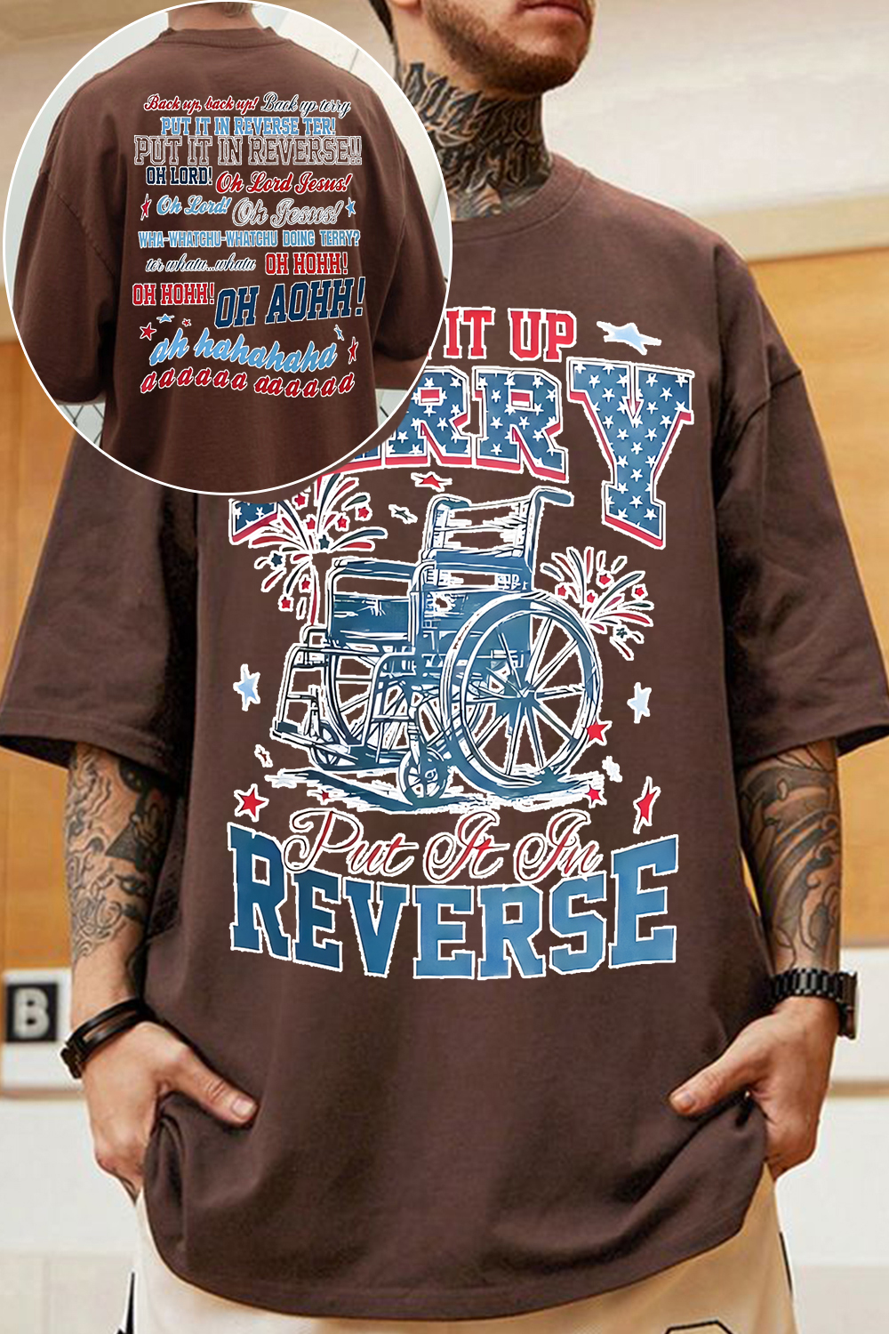 backitup 2-sided t-shirt