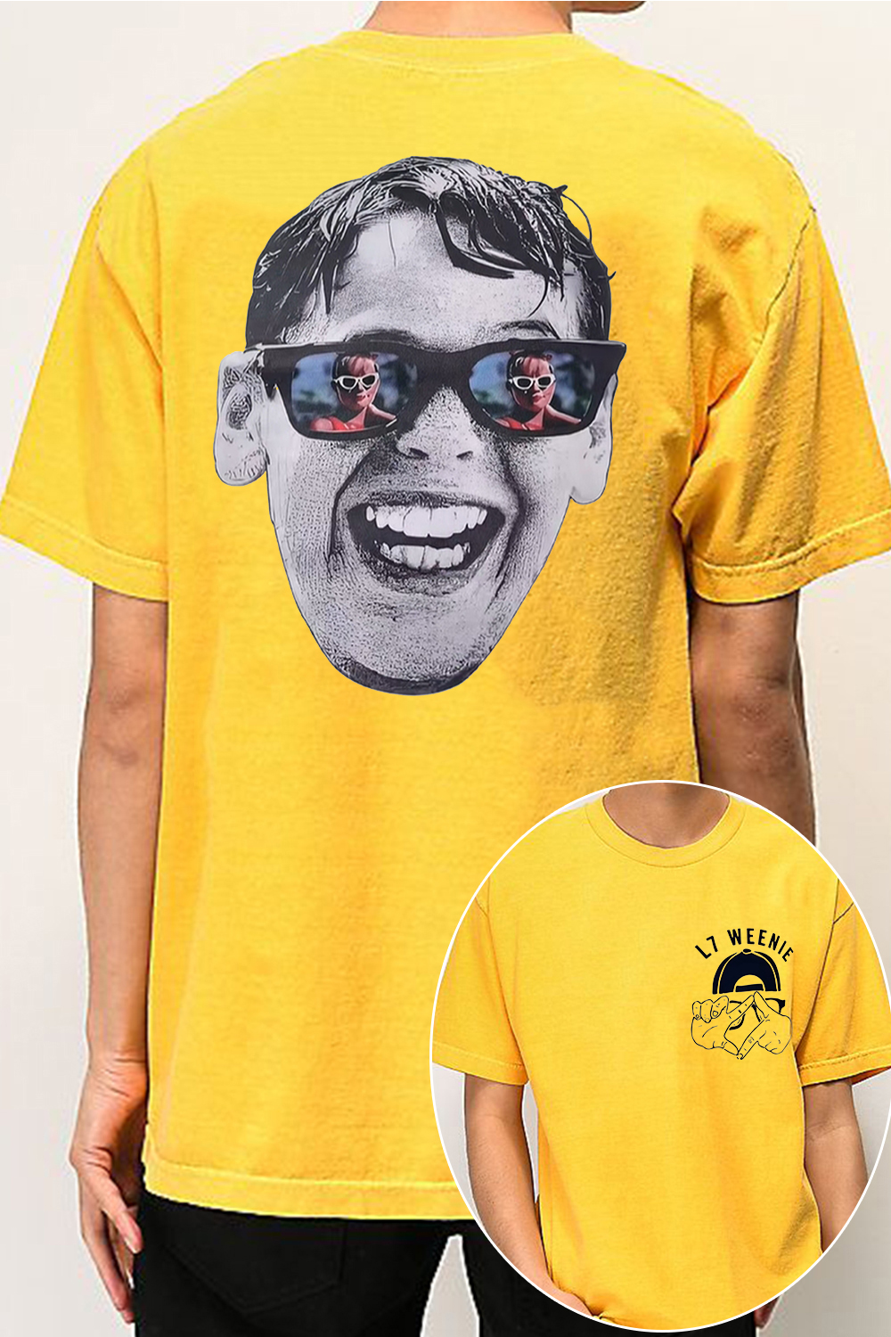 L7 Weenie 2-side printed T-shirt