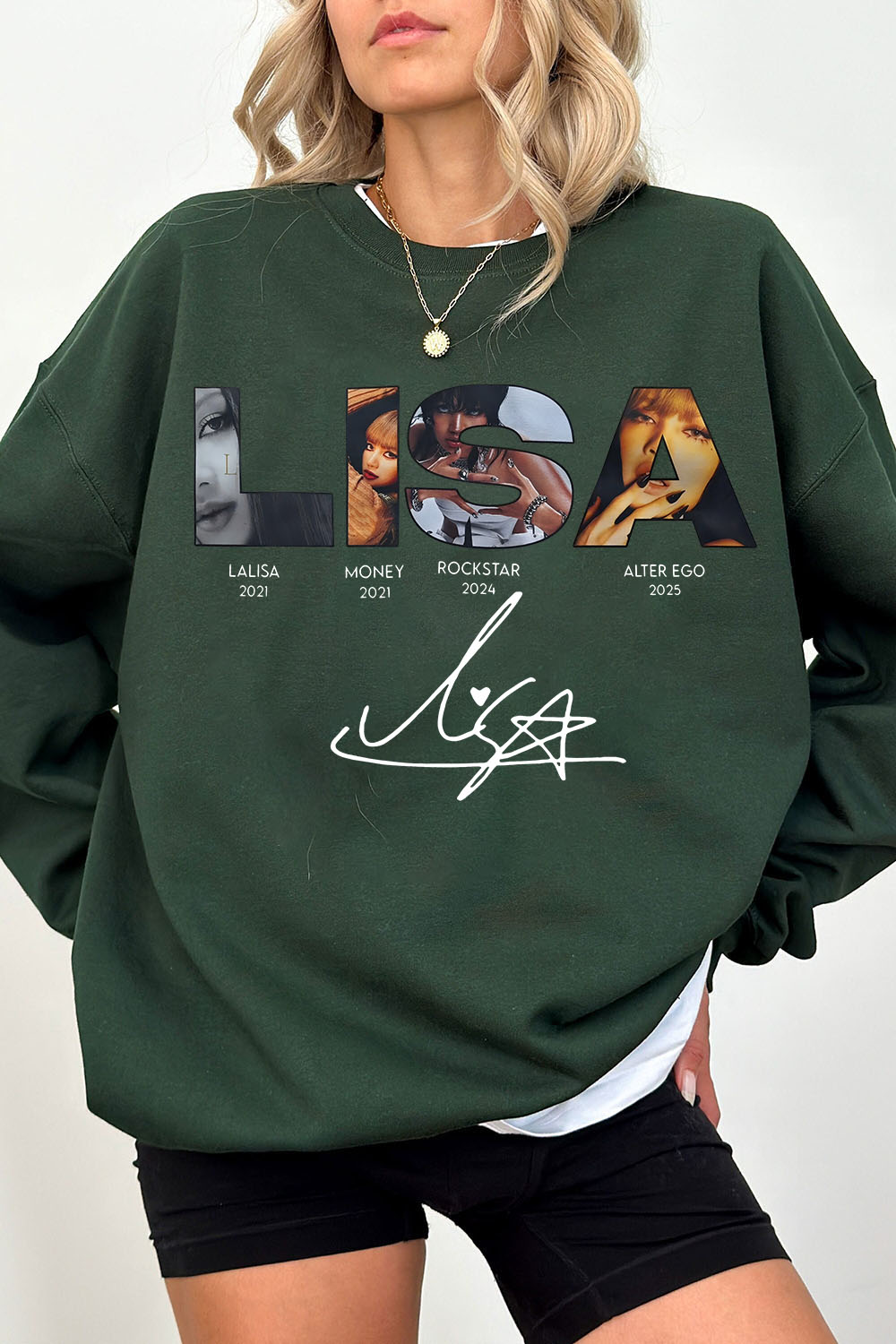 Lisa Blackpink Alterego Album Sweatshirt For Women