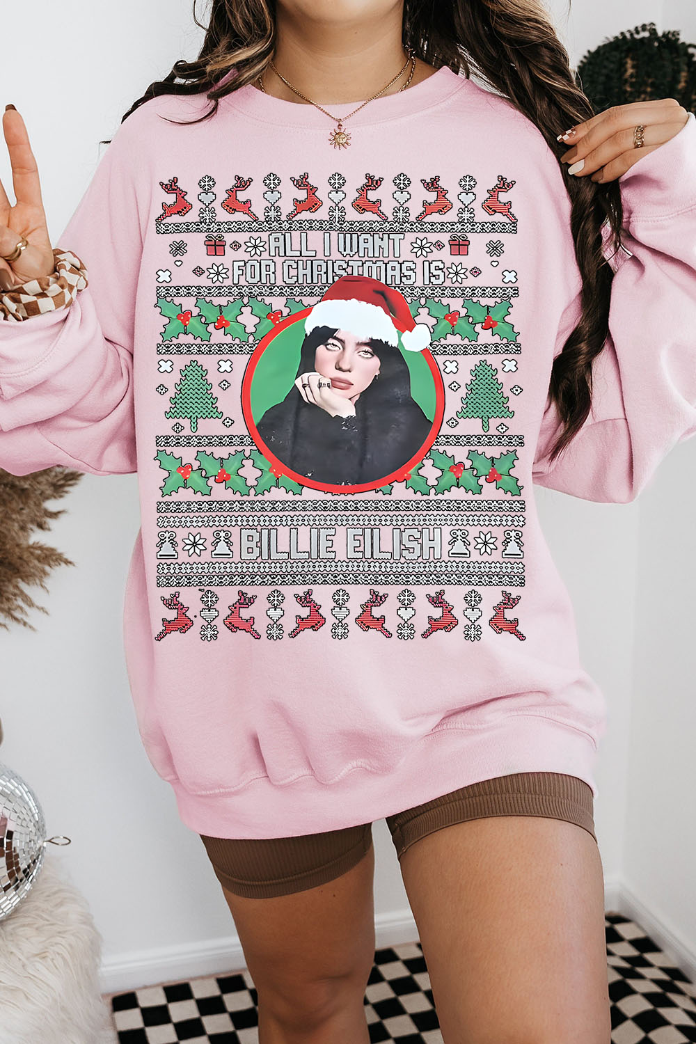 Billie Eilish Christmas Sweatshirt
