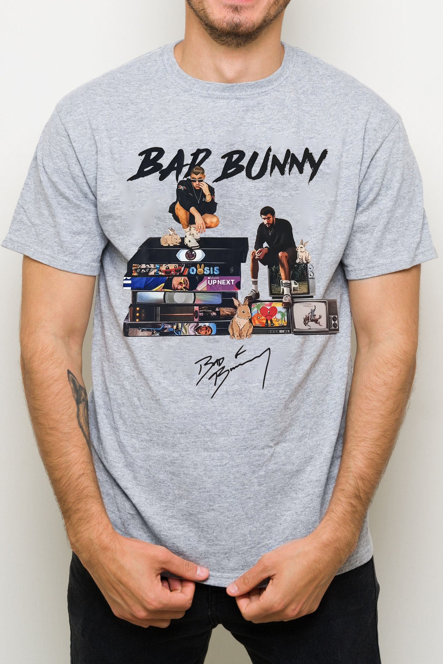 Bad Bunny Debi Tirar Mas Fotos Graphic Tee For Men