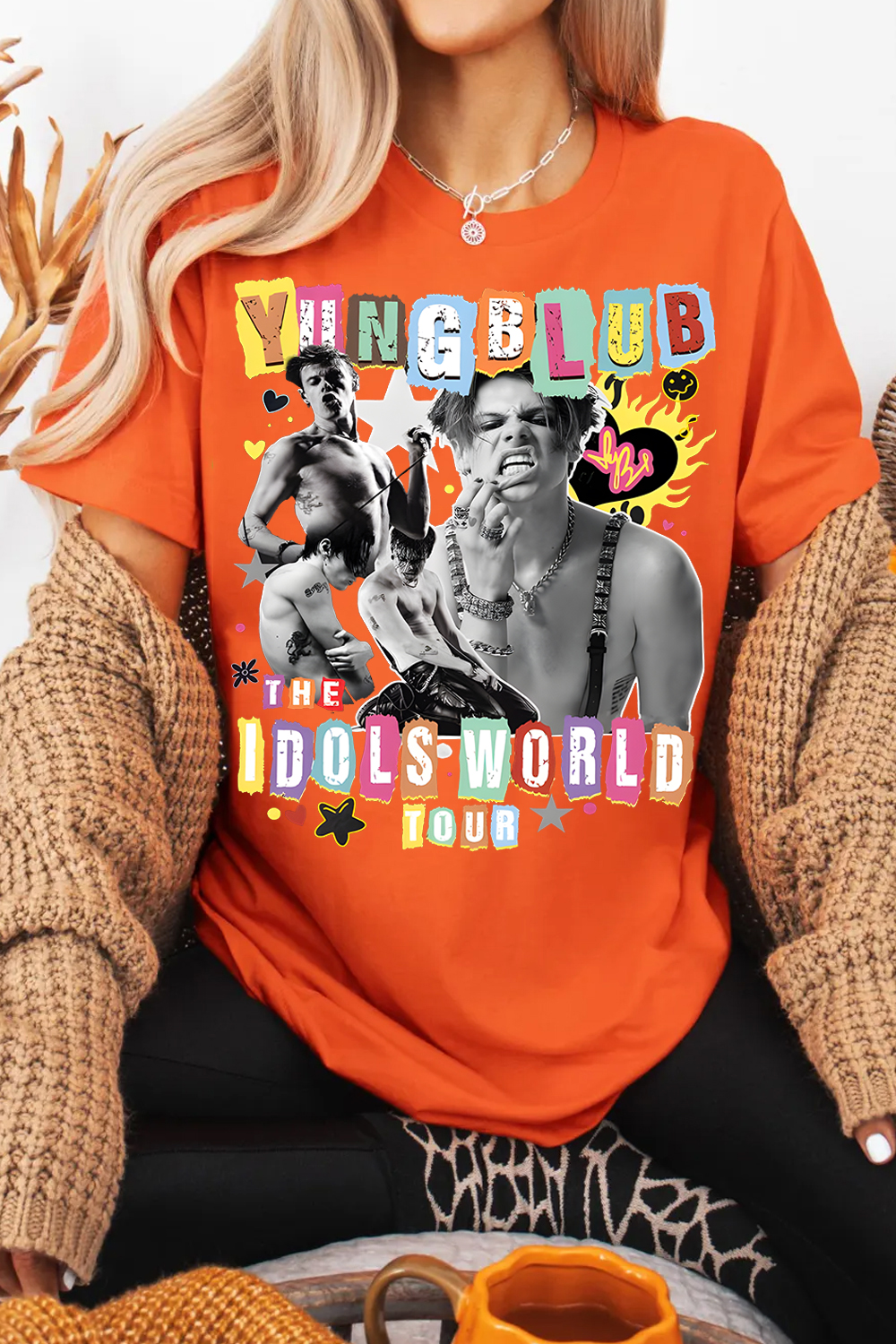Yungblud 2025 New Album IDOLS tour, Yungblud Music Vintage Shirt