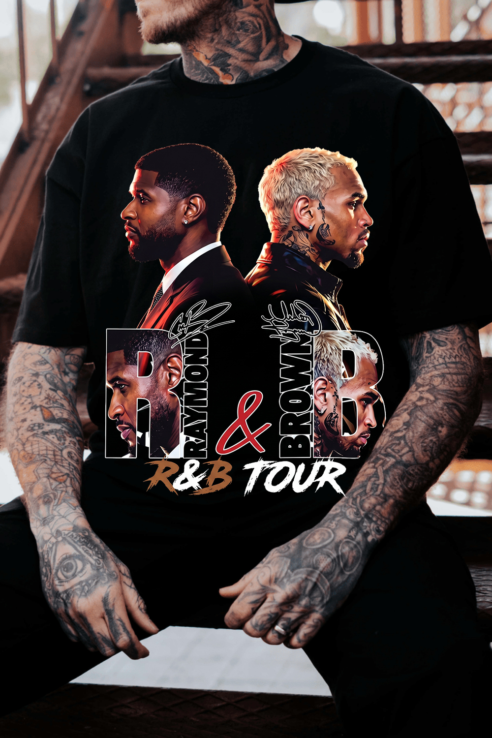 Raymond And Brown Mne's Tee For Real Fan For Concert