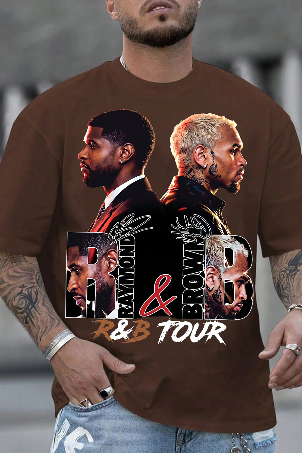 Raymond And Brown Mne's Tee For Real Fan For Concert