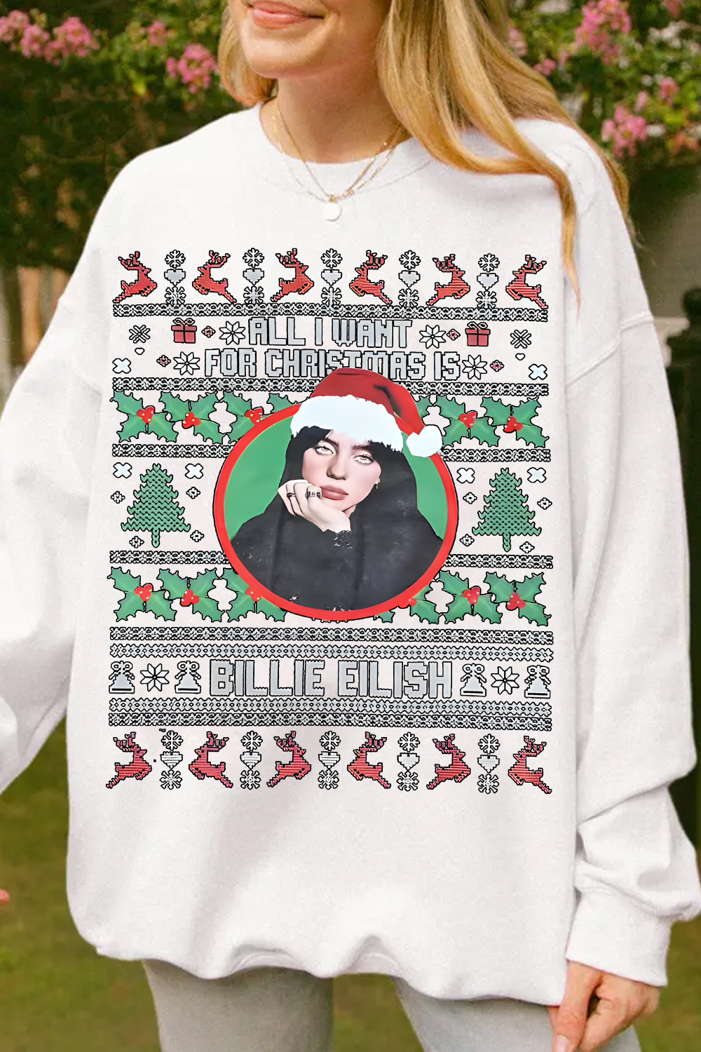 Billie Eilish Christmas Sweatshirt