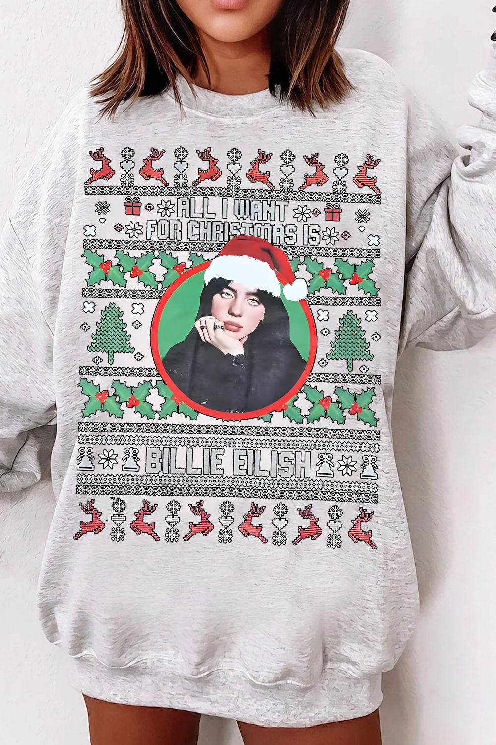 Billie Eilish Christmas Sweatshirt