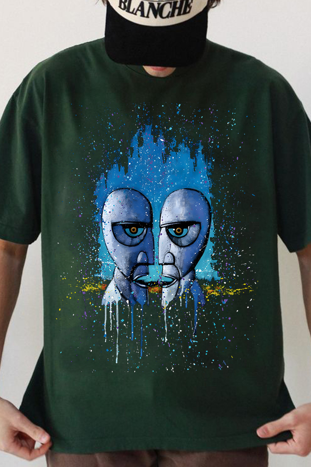 Pink Floyd Ink-Splash Print T-Shirt