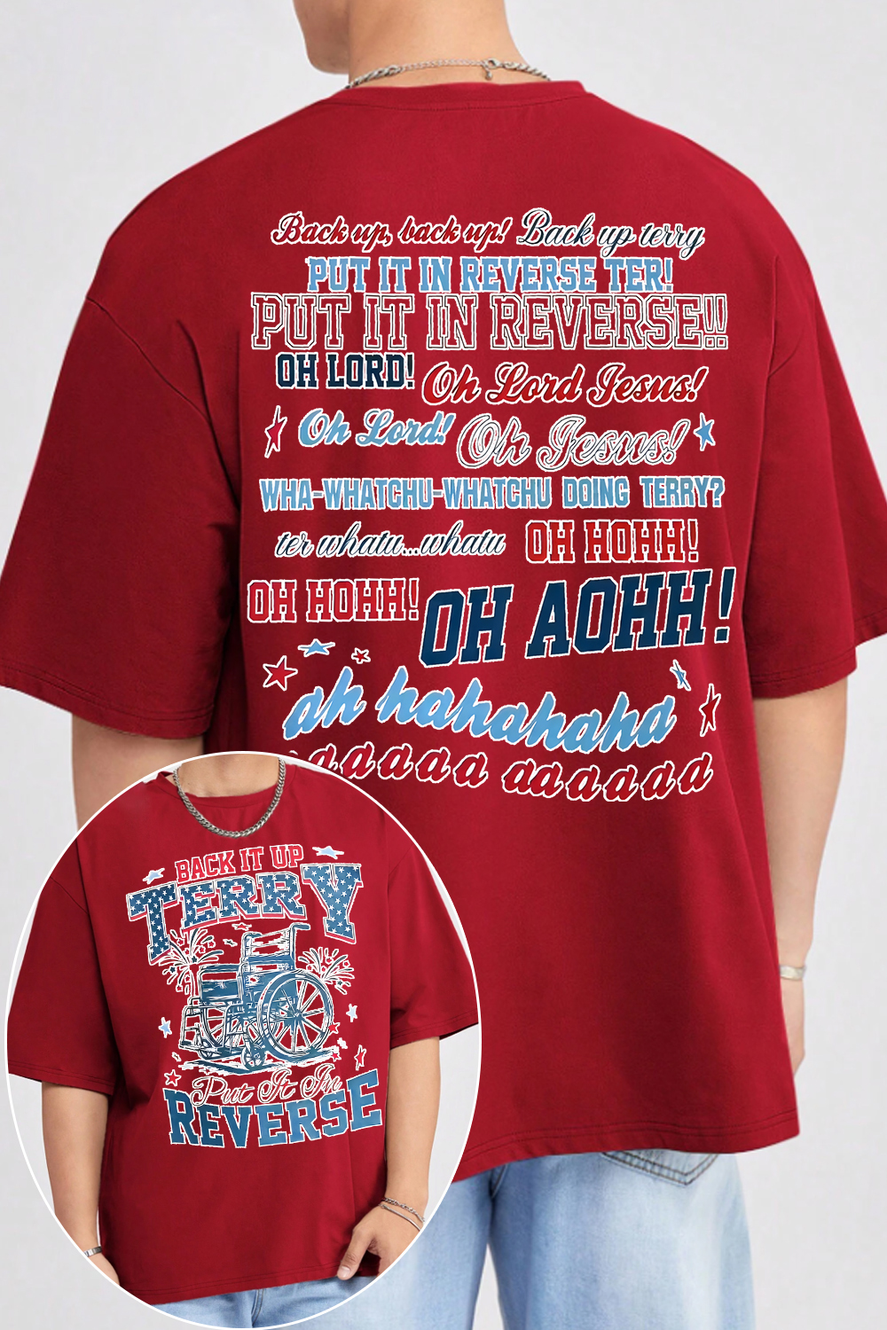 backitup 2-sided t-shirt