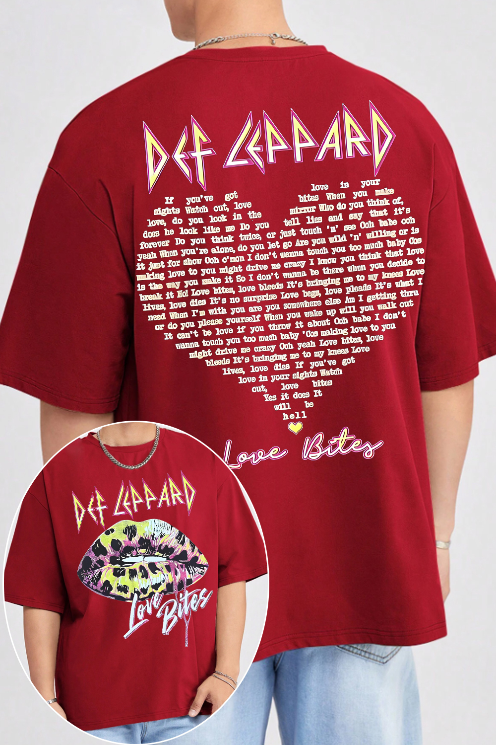 🩷 defleppard shirt