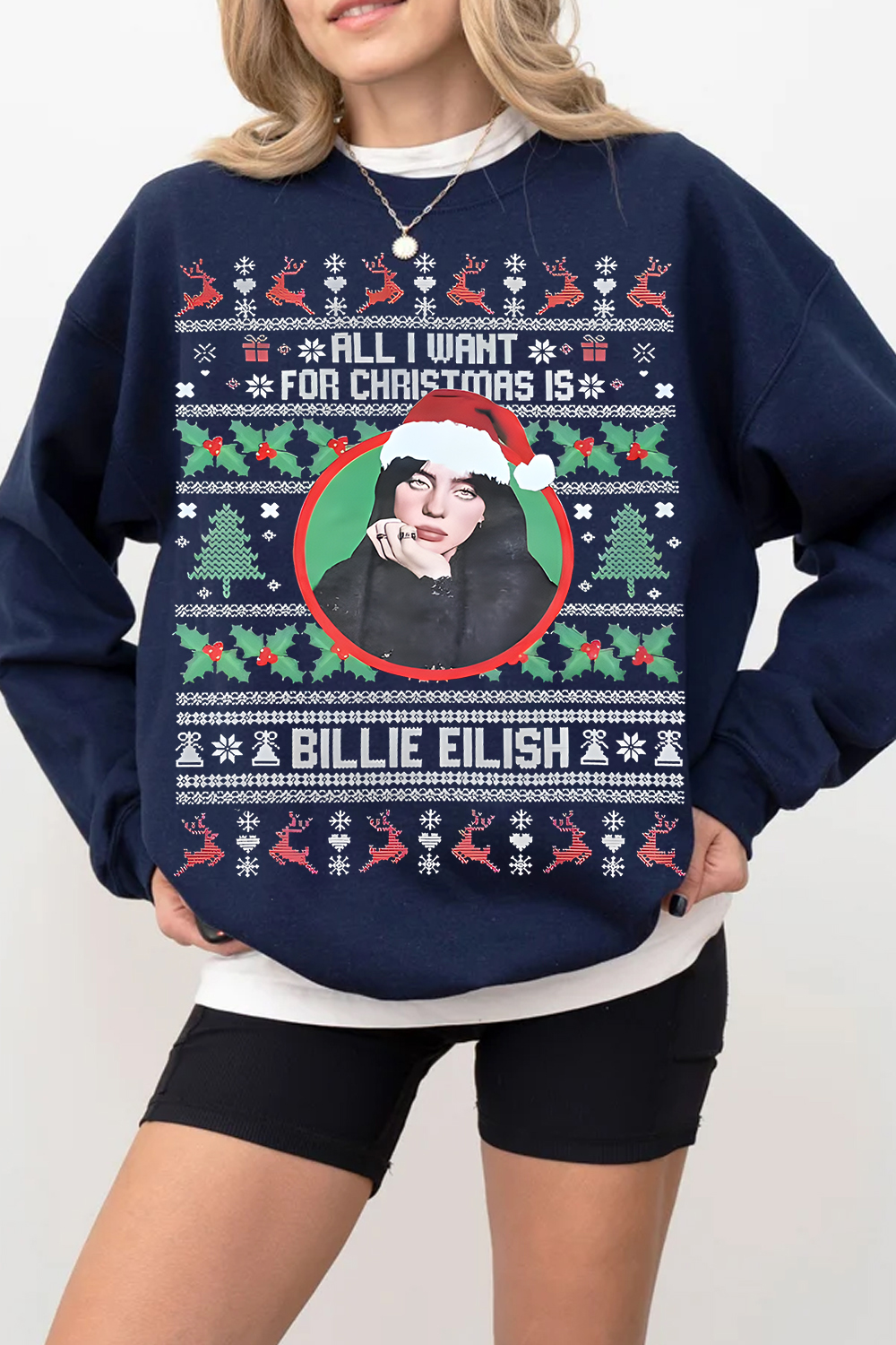 Billie Eilish Christmas Sweatshirt