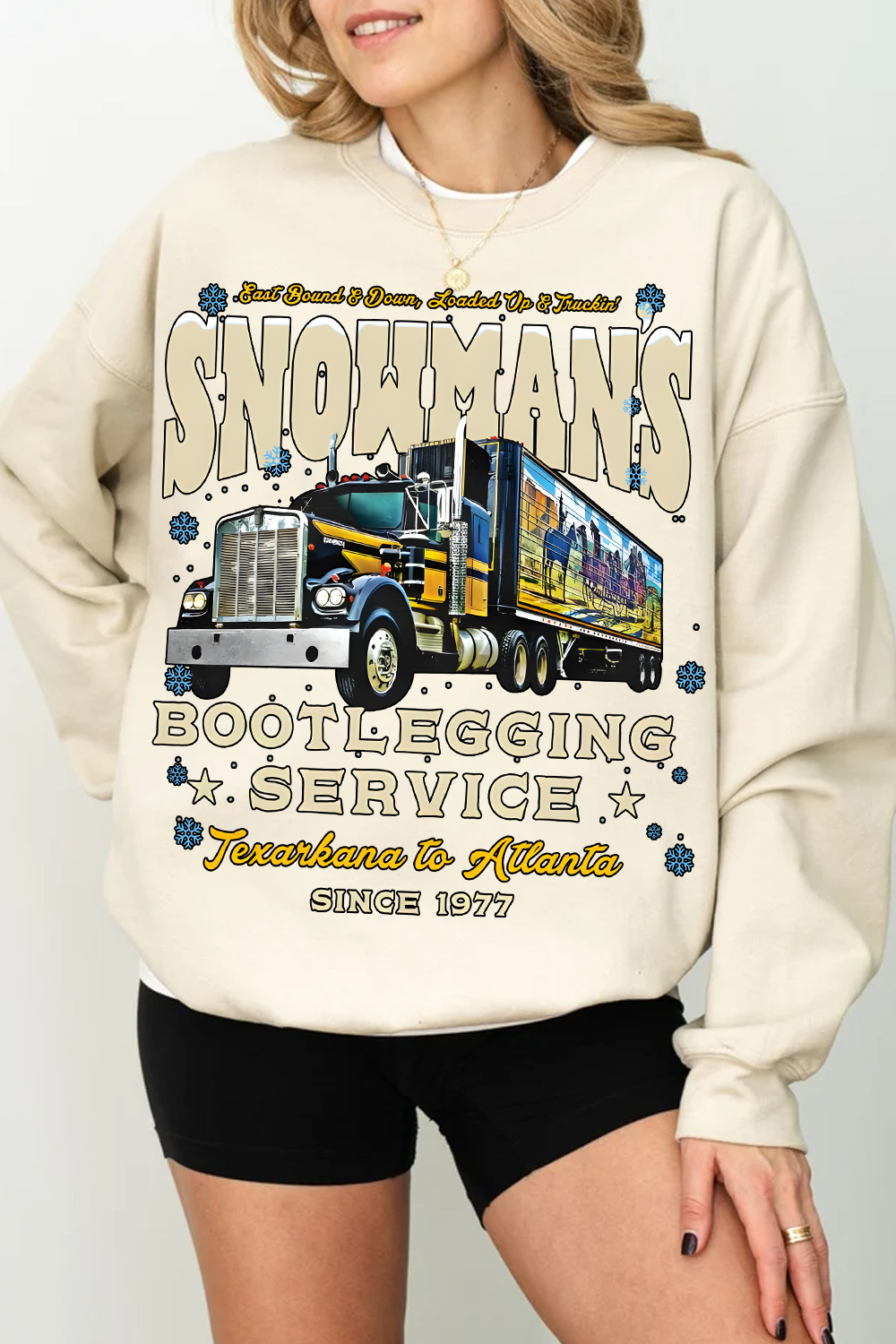 Christmas Smokey and the Bandit Women Sweatshirt