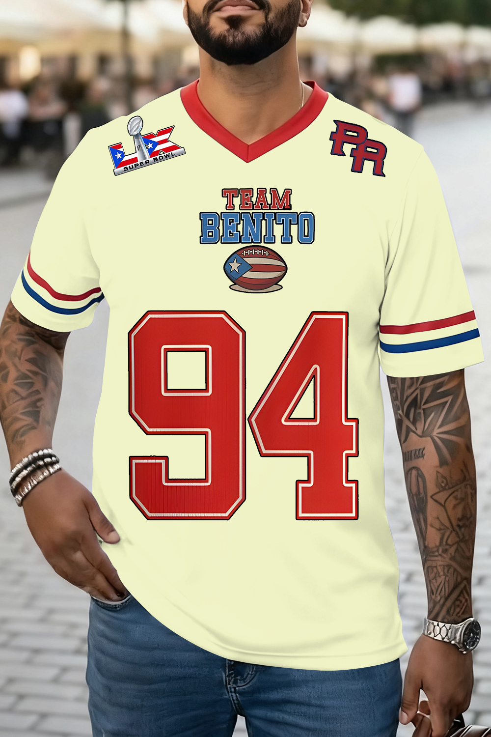Cool Bunny Jersey for Breezy Bowl 2026 🔥Team Benito Football Jersey