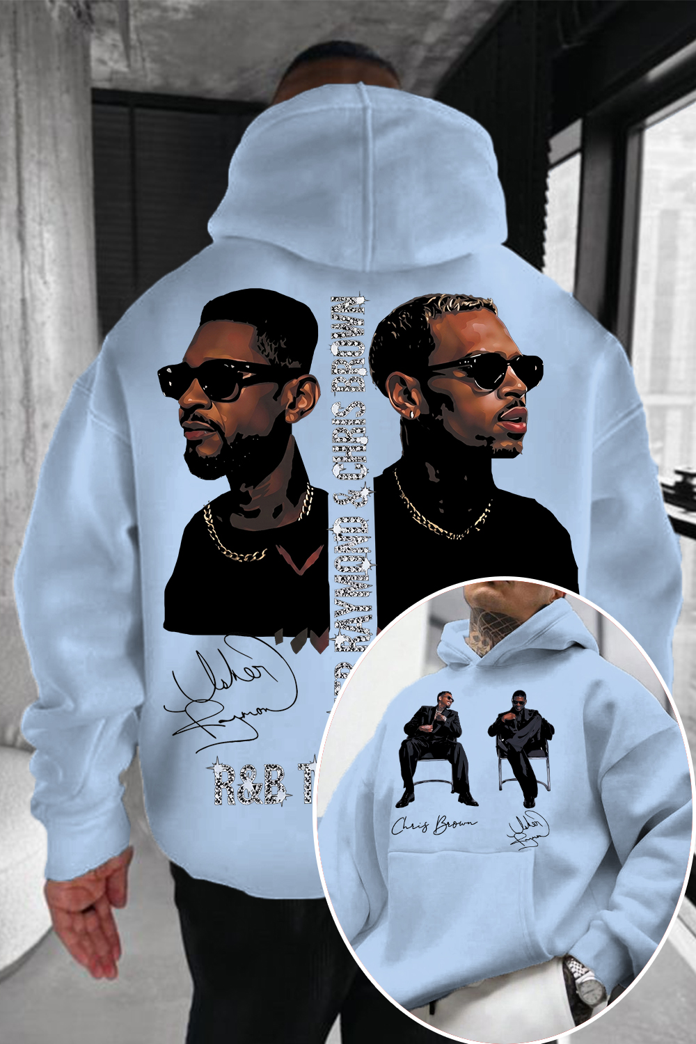 CB & Usher Concert Hoodie