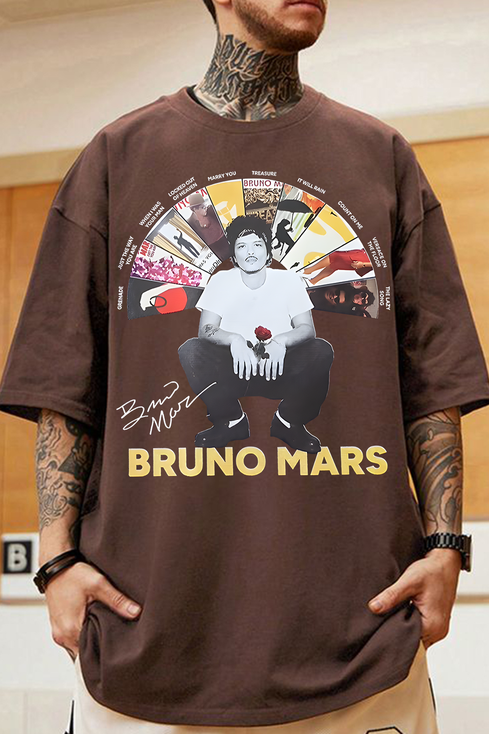 Bruno Mars Music Shirt