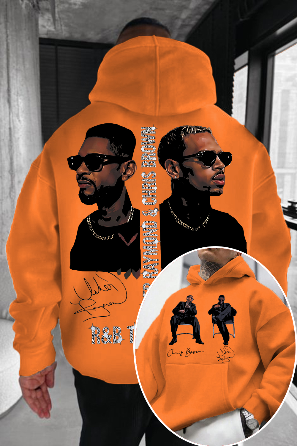 CB & Usher Concert Hoodie