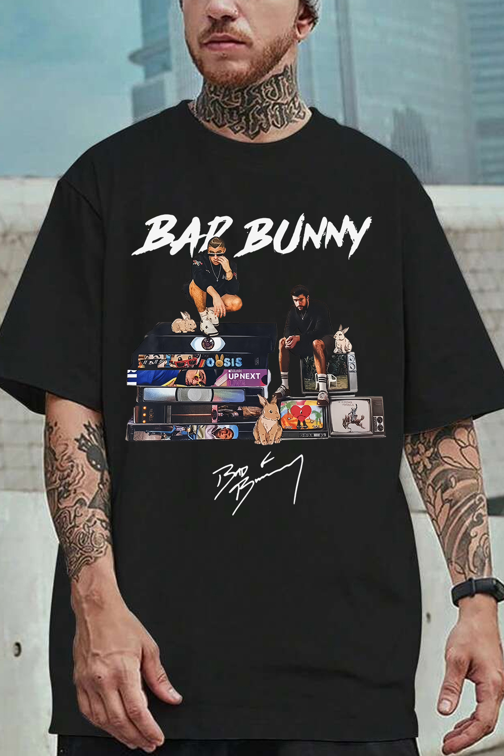 Bad Bunny Debi Tirar Mas Fotos Graphic Tee For Men