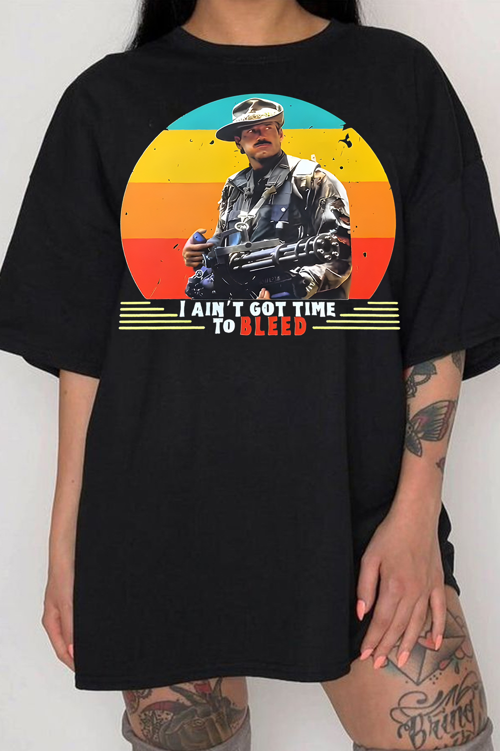 predator arnoldschwarzengegger women tee