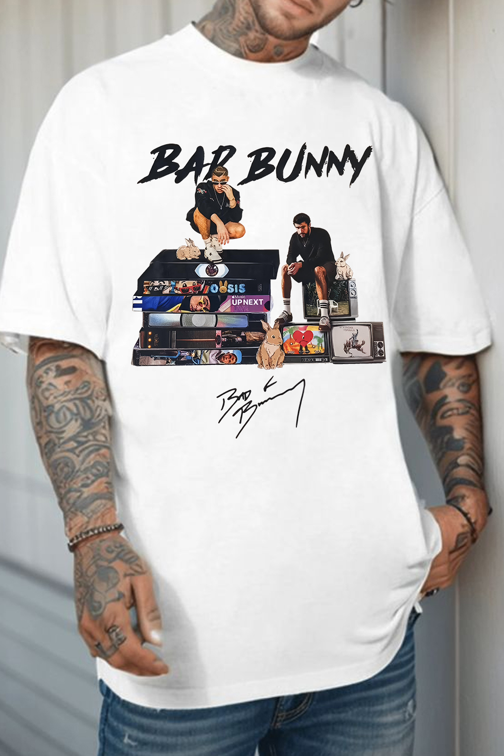 Bad Bunny Debi Tirar Mas Fotos Graphic Tee For Men