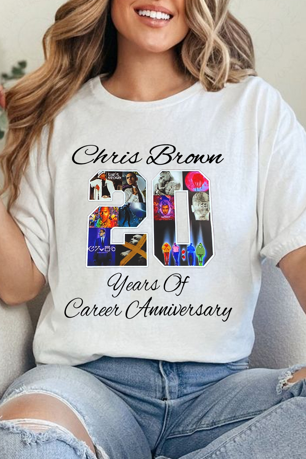 20th Anniversary chrisbrown t-shirt