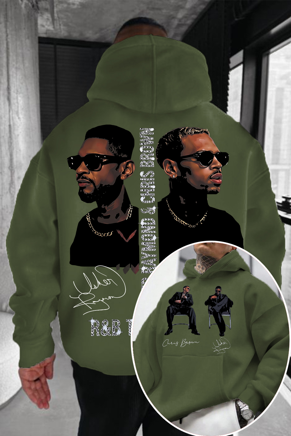CB & Usher Concert Hoodie