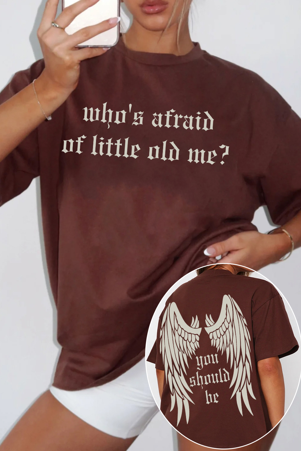 Who's Afraid Of Little Old Me You Should Be Swiftie Tortured Poets Tee For Women