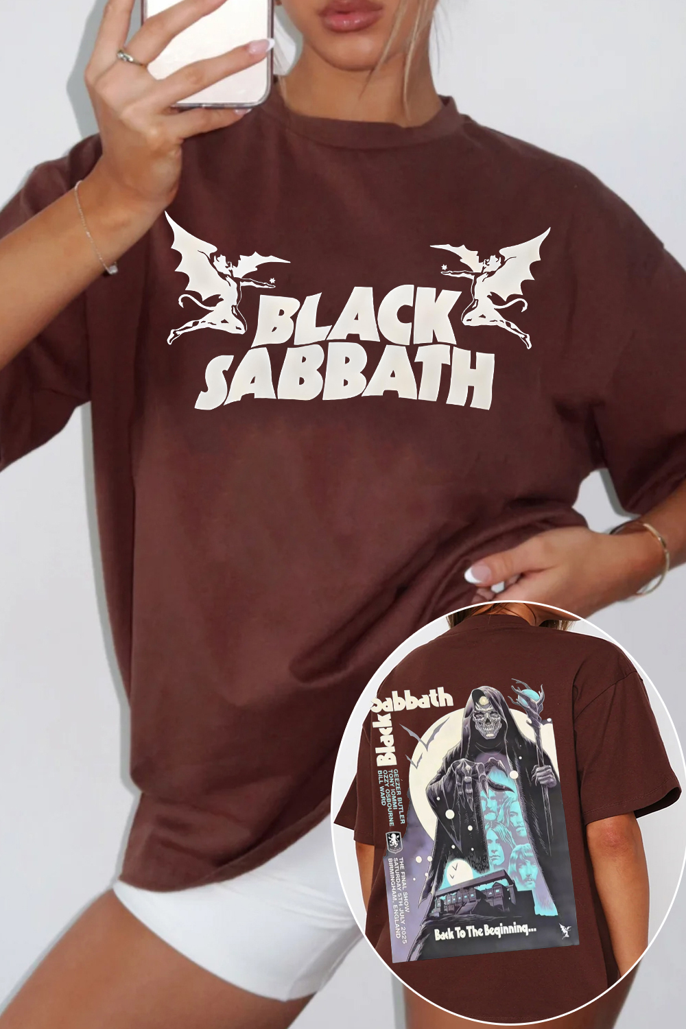 Black sabbath women tee