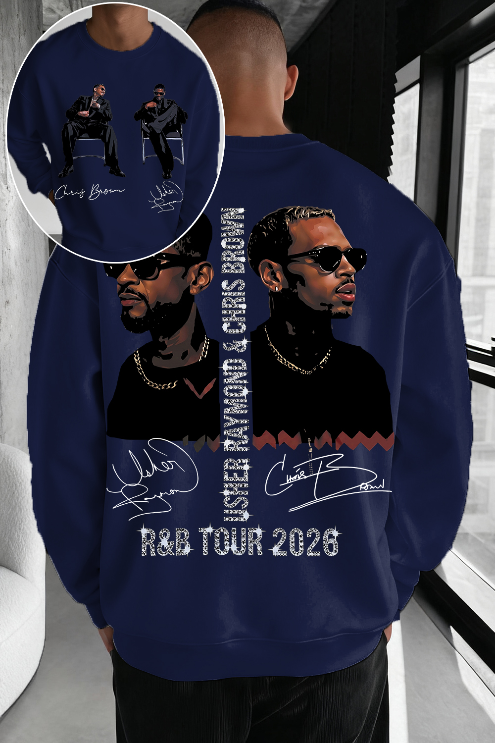 CB & Usher Concert Sweatshirt